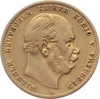 Preussen 10 Mark 1875 A - Wilhelm I.